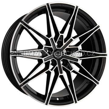 Alu kola TecnoMagnesio TMG03, 18x8 5x112 ET45, černá + leštění