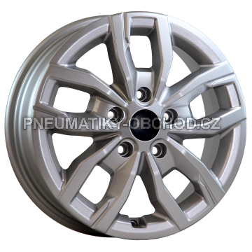 Alu kola AGT 16275, 16x6 5x118 ET68, stříbrná (zátěžová)