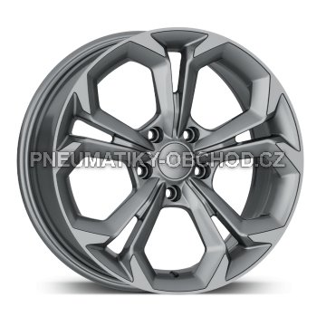 Alu kola AGT 17262, 17x7 5x112 ET38, titanová metalíza