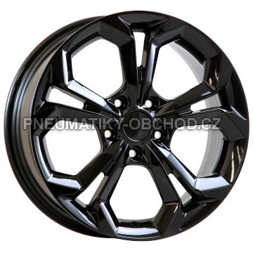 Alu kola AGT 17262, 17x7 5x114.3 ET40, černá lesklá