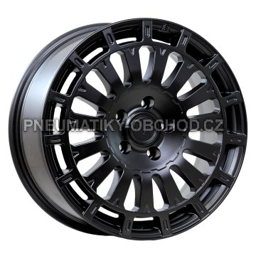 Alu kola AGT 18169, 18x8 5x118 ET50, černá matná (zátěžová)