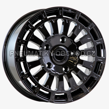 Alu kola AGT 18169, 18x8 6x120 ET45, černá lesklá (zátěžová)