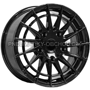 Alu kola AGT 18178, 18x7.5 5x160 ET50, černá lesklá (zátěžová)