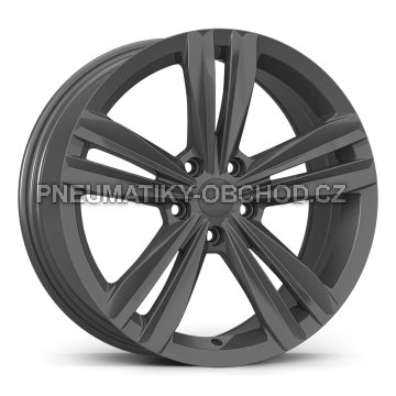 Alu kola AGT 18287, 18x8 5x112 ET45, titanová