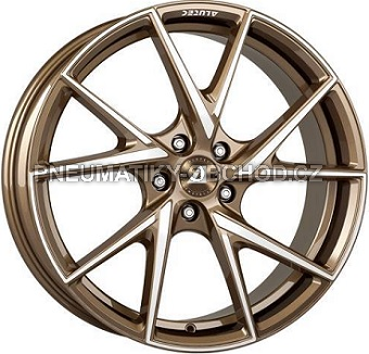Alu kola ALUTEC ADX.01, 18x7.5 4x100 ET38, bronzová + leštění