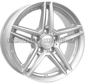 Alu kola RIAL M10, 18x8 5x112 ET43, stříbrná
