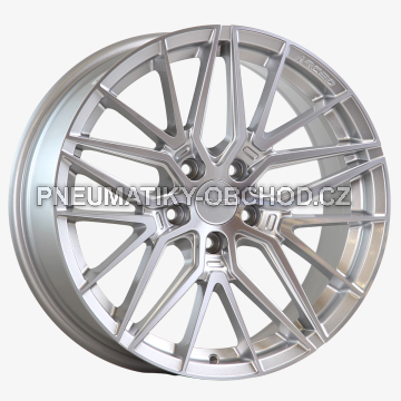 Alu kola Arceo 18193, 18x8 5x114.3 ET35, stříbrná + leštění