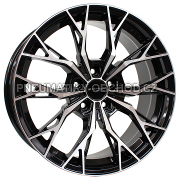 Alu kola Arceo 18239, 18x8 5x112 ET45, černá + leštění