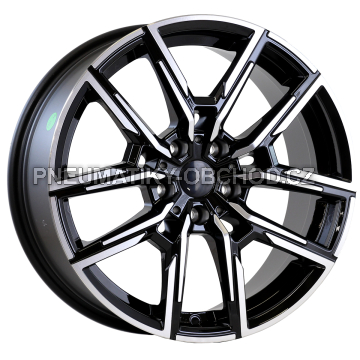 Alu kola Arceo DY1248, 18x8 5x112 ET30, černá + leštění