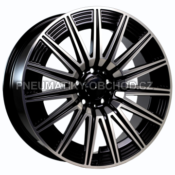 Alu kola Arceo DY1468, 18x8 5x112 ET43, černá + leštění