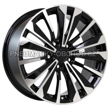 Alu kola Arceo DY1477, 17x7.5 5x114.3 ET45, černá + leštění