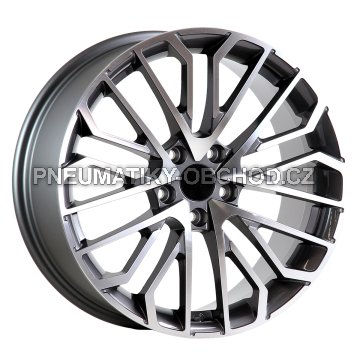 Alu kola Arceo DY1648, 18x8 5x112 ET40, šedivá + leštění (zátěžová)