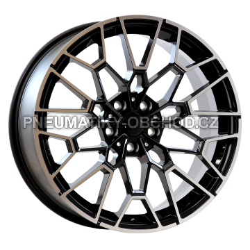 Alu kola Arceo DY1659, 19x8.5 5x112 ET30, černá + leštění (zátěžová)