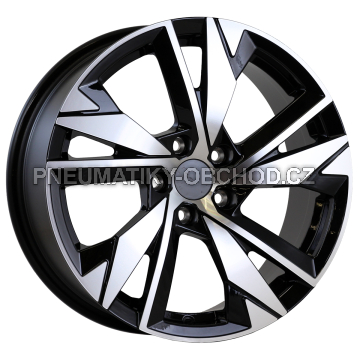 Alu kola Arceo DY1677, 17x7.5 5x108 ET40, černá + leštění