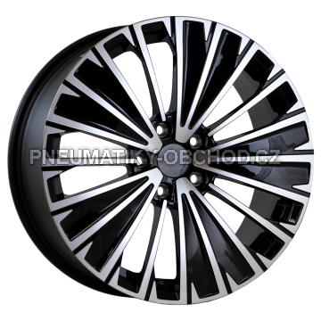 Alu kola Arceo DY1687, 17x7.5 5x112 ET40, černá + leštění