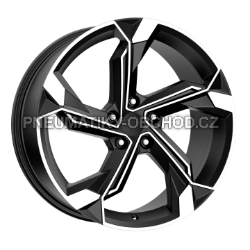 Alu kola Arceo DY1709, 19x8.5 5x112 ET35, černá matná + leštění