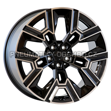Alu kola Arceo DY1810, 20x9 5x112 ET28, černá + leštění (zátěžová)