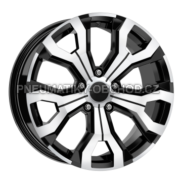 Alu kola Arceo DY1887, 17x7 5x114.3 ET35, černá + leštění