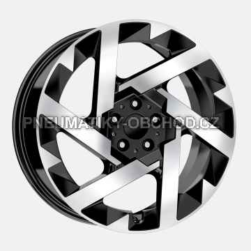 Alu kola Arceo DY1898, 18x7.5 5x112 ET40, černá + leštění