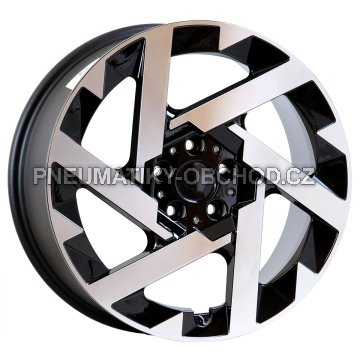 Alu kola Arceo DY1899, 19x8 5x112 ET45, černá + leštění