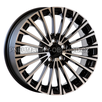 Alu kola Arceo DY1936, 16x6.5 5x100 ET35, černá + leštění