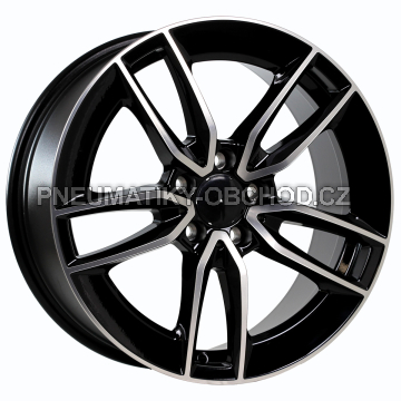 Alu kola Arceo DY388, 18x8 5x112 ET43, černá + leštění