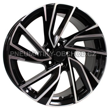 Alu kola Arceo DY729, 19x8 5x112 ET45, černá + leštění