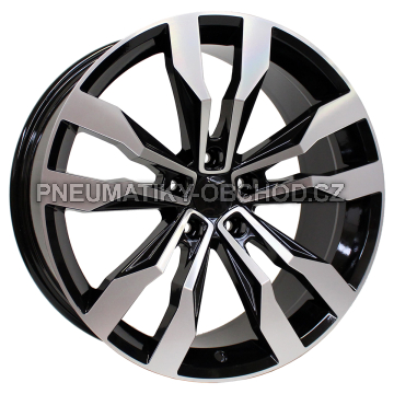 Alu kola Arceo DY789, 19x8.5 5x112 ET38, černá + leštění (zátěžová)