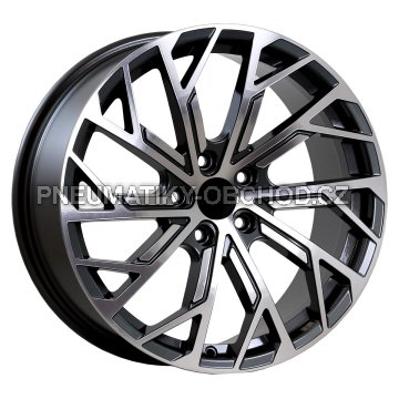 Alu kola Arceo DY817, 17x7.5 5x112 ET40, šedivá + leštění