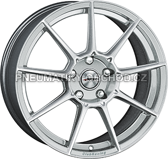 Alu kola AUTEC CLUB RACING, 17x7.5 5x112 ET43, stříbrná metalíza