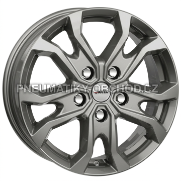 Alu kola AUTEC KISO, 17x7 5x108 ET46, titanová (zátěžová)