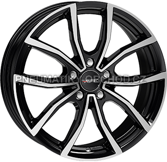 Alu kola AUTEC VIDRON, 15x6 5x100 ET38, černá lesklá + leštění