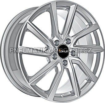 Alu kola AVUS VELGEN AC-518, 17x7 5x100 ET38, stříbrná metalíza