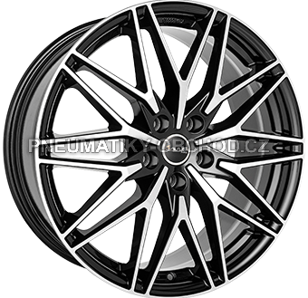 Alu kola AVUS VELGEN AC-MB6, 19x8 5x120 ET45, černá lesklá + leštění (zátěžová)