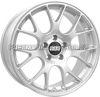 Alu kola BBS CHR, 19x8.5 5x112 ET40, stříbrná + leštění