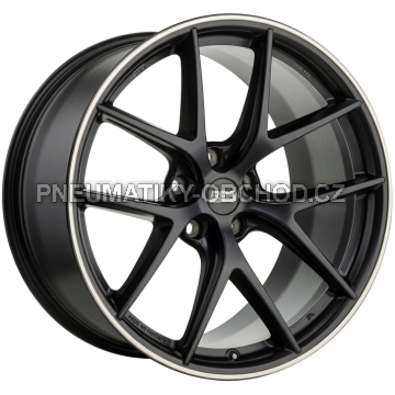 Alu kola BBS CI-R, 19x10 5x112 ET25, černá matná + leštění