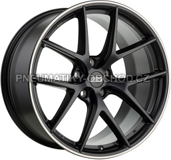 Alu kola BBS CI-R, 19x8.5 5x112 ET45, černá matná + leštění