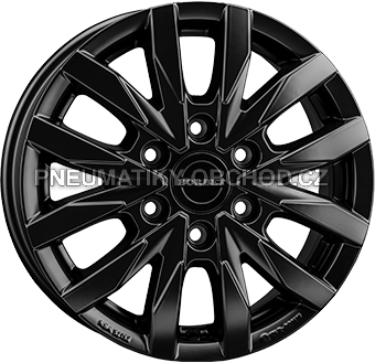 Alu kola BORBET CW6, 16x6.5 6x130 ET54, černá matná (zátěžová)