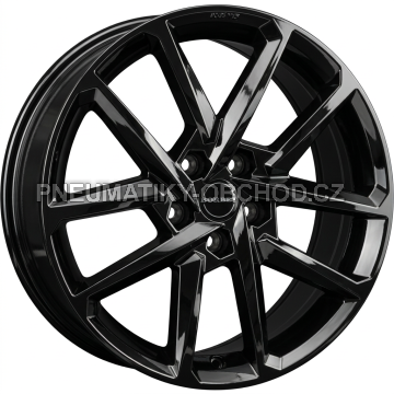 Alu kola BORBET N, 16x6.5 4x108 ET37, černá lesklá