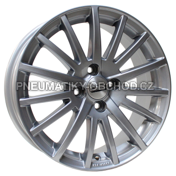 Alu kola CMS C16, 16x6.5 5x100 ET35, stříbrná