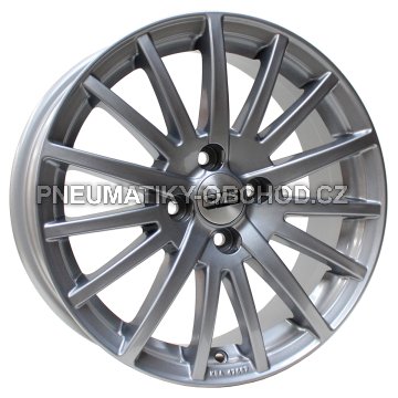 Alu kola CMS C16, 16x6.5 5x112 ET45, stříbrná