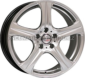 Alu kola DIVERSEN INDY, 17x7 4x100 ET35, stříbrná metalíza