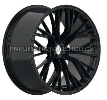 Alu kola Haxer HX024F, 20x10 5x112 ET40, černá matná (zátěžová)