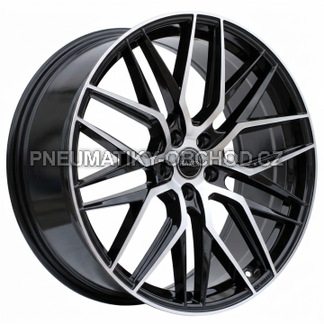 Alu kola Haxer HX035, 18x8 5x115 ET41, černá + leštění