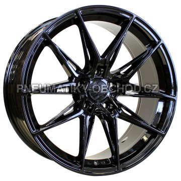 Alu kola Haxer HX036, 17x8 5x112 ET40, černá lesklá
