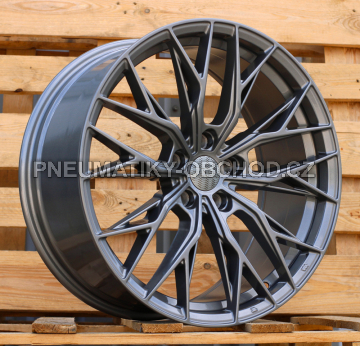 Alu kola Haxer HX042, 19x8.5 5x112 ET40, šedivá matná