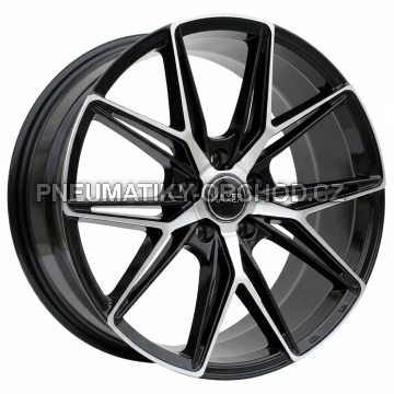Alu kola Haxer HX043, 18x8 5x110 ET28, černá + leštění