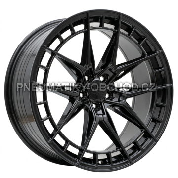 Alu kola Haxer HX046F, 20x9 5x108 ET40, černá lesklá (zátěžová)
