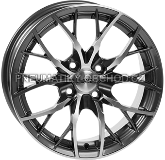 Alu kola INTER ACTION FLASH, 15x7 4x100 ET38, šedivá + leštění