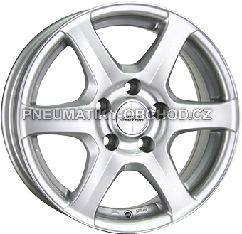 Alu kola INTER ACTION HOLIDAY, 14x6 4x100 ET30, stříbrná (zátěžová)